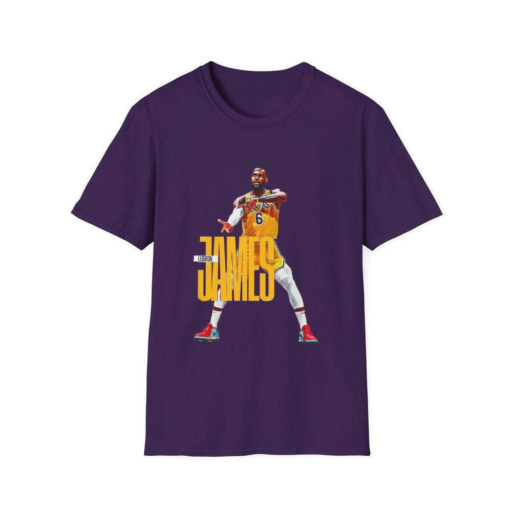 Lebron James Graphic Tee  Perfect For Sports Fans Gift For Basketball